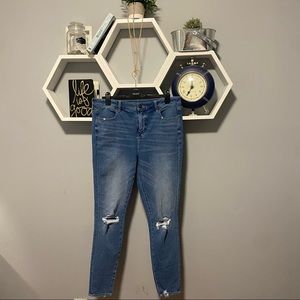 American Eagle Ripped High Rise Jeans